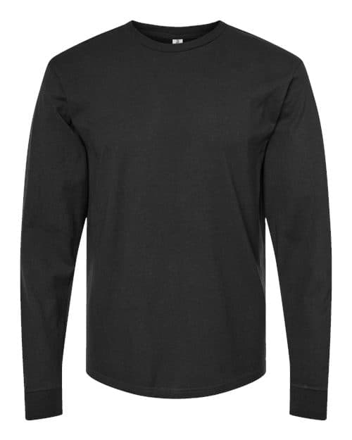 Unisex Heavyweight Jersey Long Sleeve T-Shirt – Black