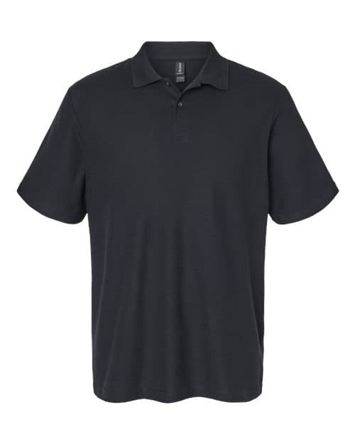 Unisex Softstyle® Pique Polo – Black