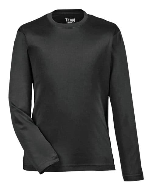 Youth Zone Performance Long Sleeve T-Shirt – Black