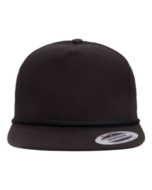 Classic Poplin Golf Cap – Black