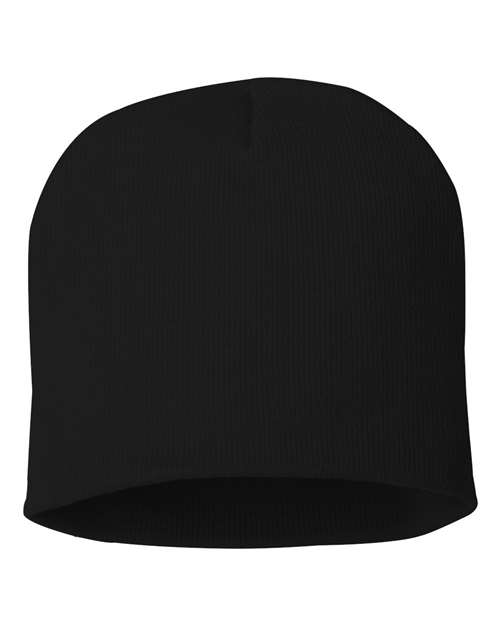 8" Beanie – Black