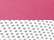 Hot Pink/ White