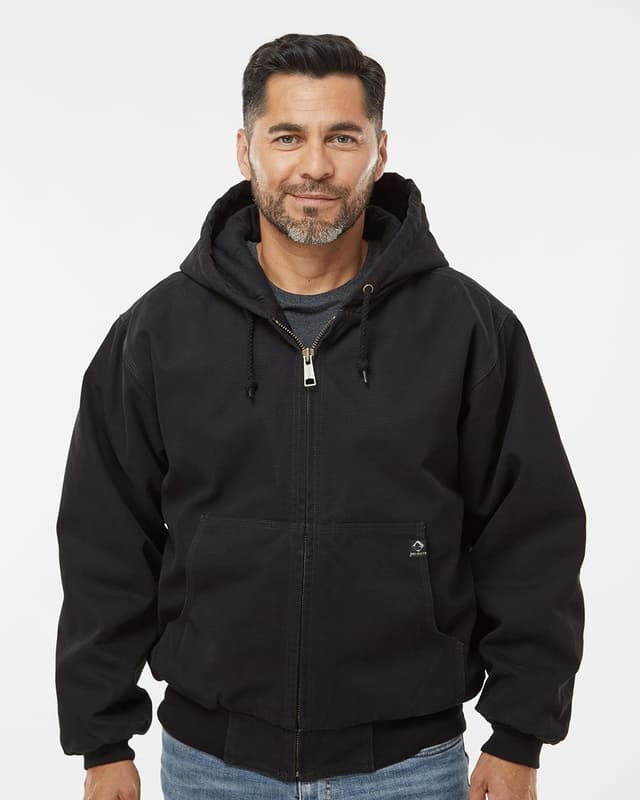 Men's Cheyenne Boulder Cloth™ Hooded Jacket with Tricot Quilt Lining